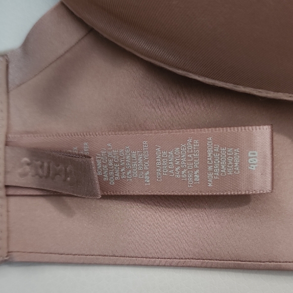SKIMS Soft Beige Nude Wired Bra 40D - Picture 2 of 3